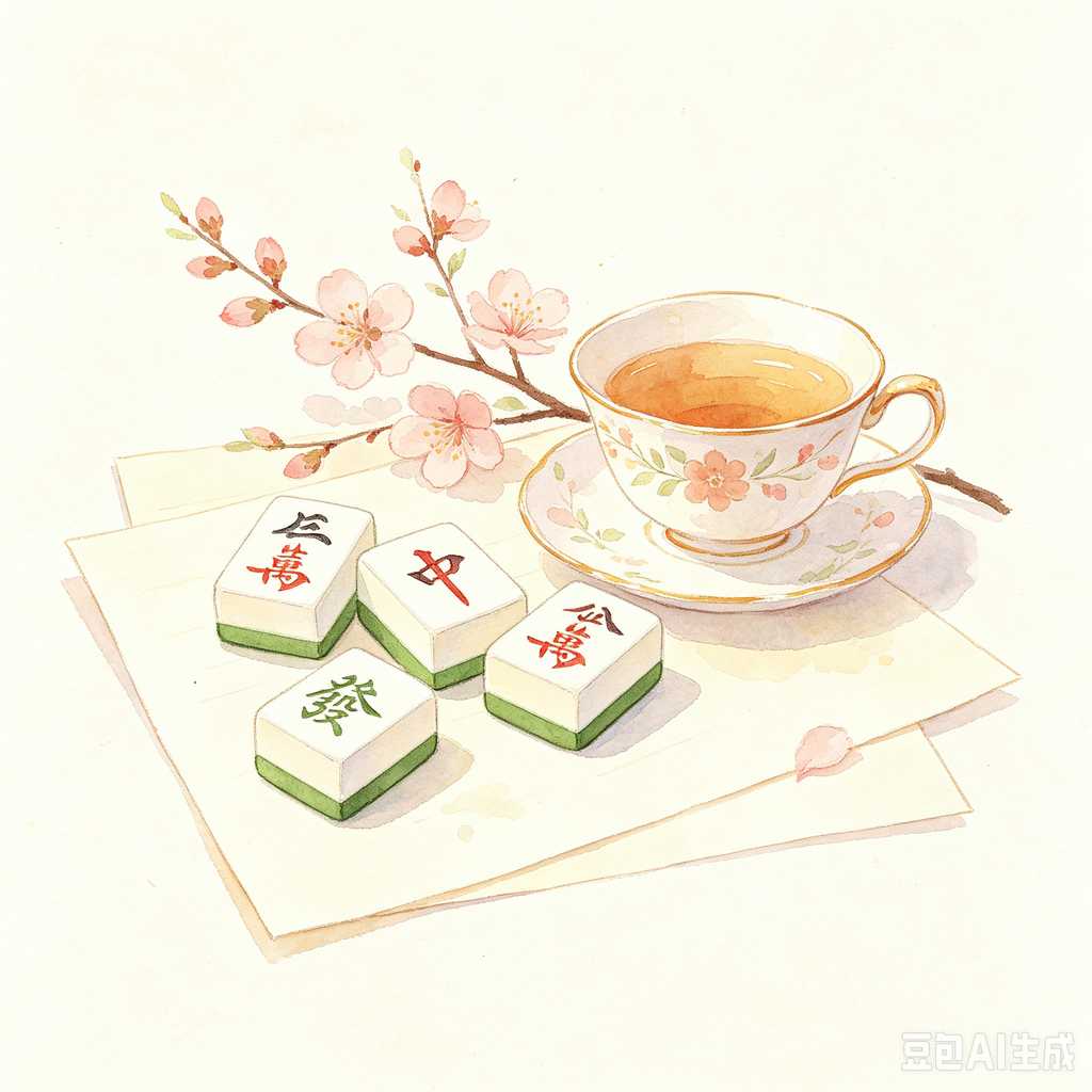 luggage portable mahjong tiles