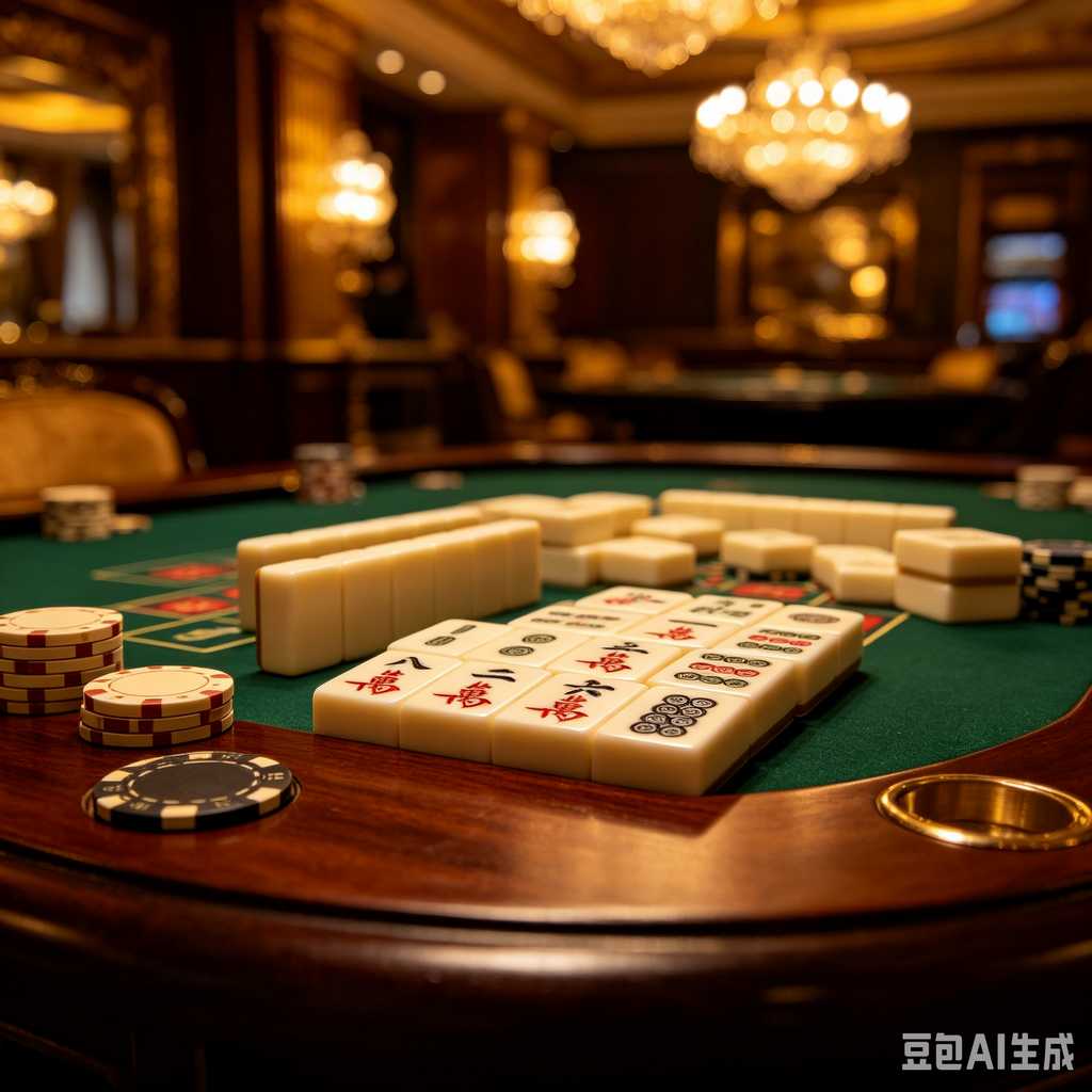 transparent acrylic mahjong set